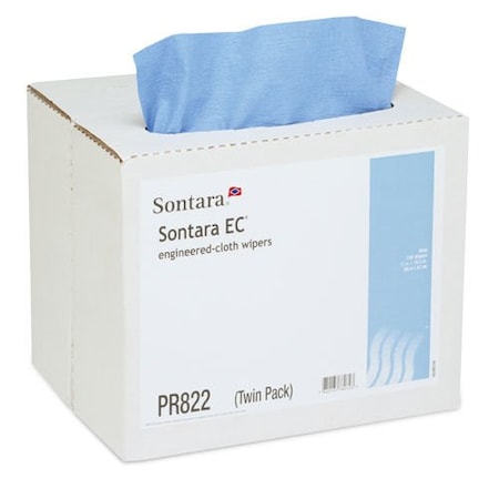 Dupont Sontara EC Medium Duty/Low Lint Wipes, 12 x 16-1/2, 250PK M-PR822